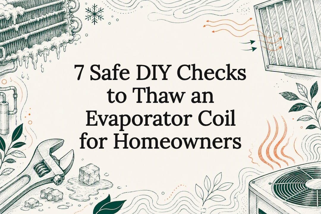 7 Safe DIY Checks to Thaw an Evaporator Coil for Homeowners