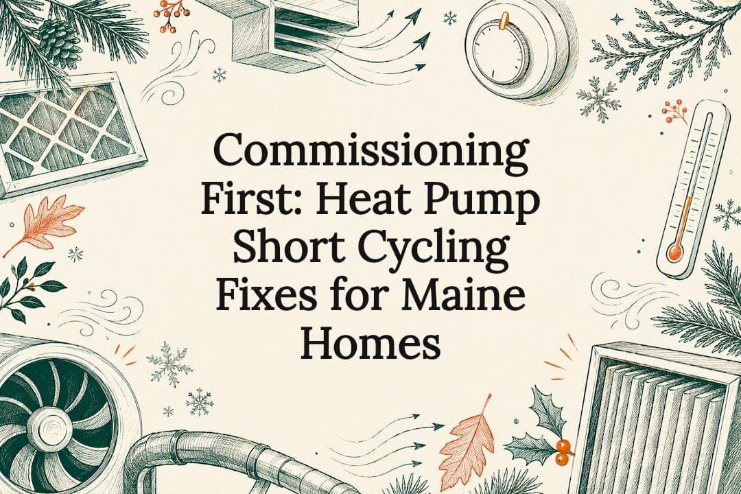 Commissioning First: Heat Pump Short Cycling Fixes for Maine Homes
