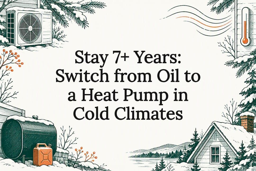 Stay 7+ Years: Switch from Oil to a Heat Pump in Cold Climates