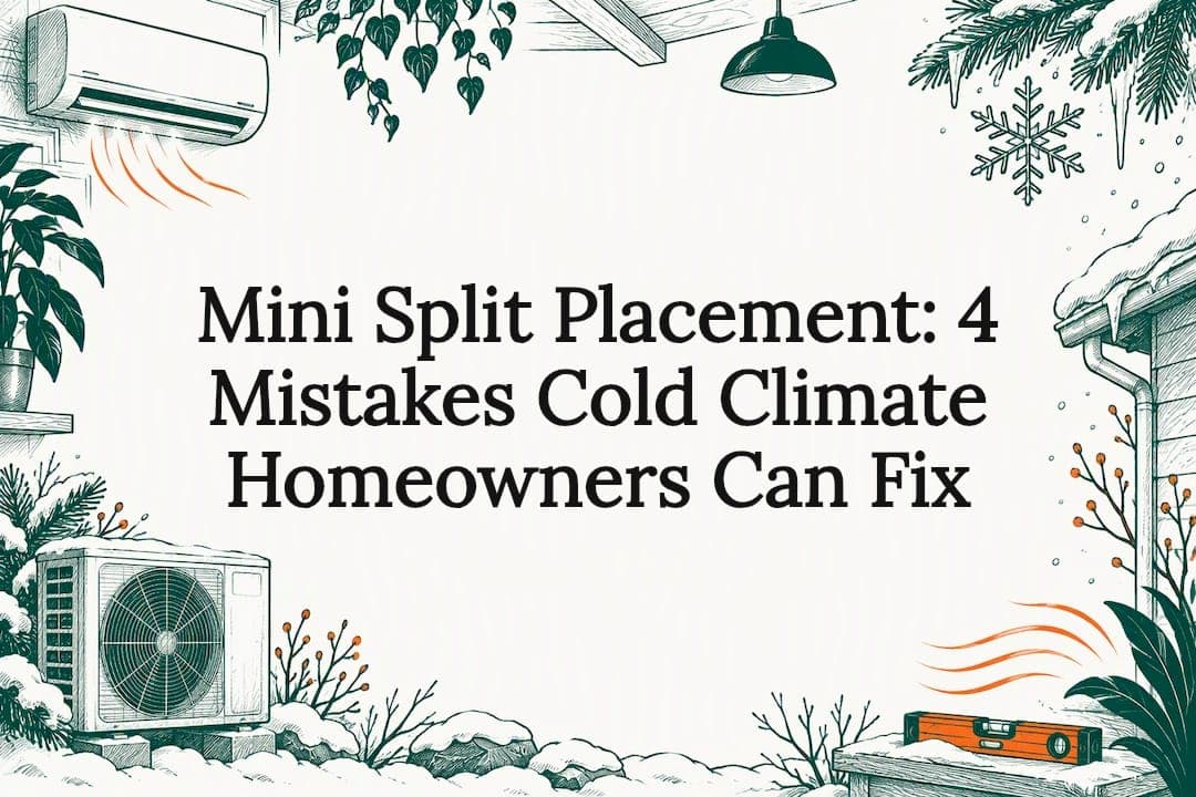 Mini Split Placement: 4 Mistakes Cold Climate Homeowners Can Fix
