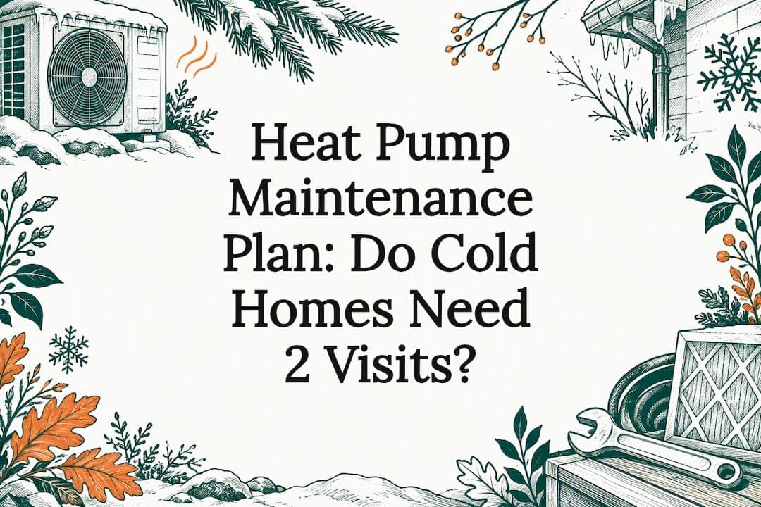 Heat Pump Maintenance Plan: Do Cold Homes Need 2 Visits?