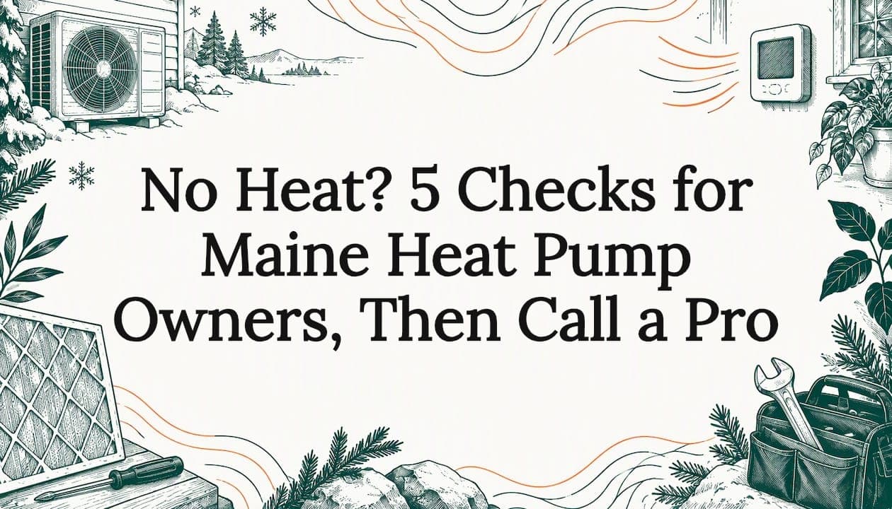 No Heat? 5 Checks for Maine Heat Pump Owners, Then Call a Pro