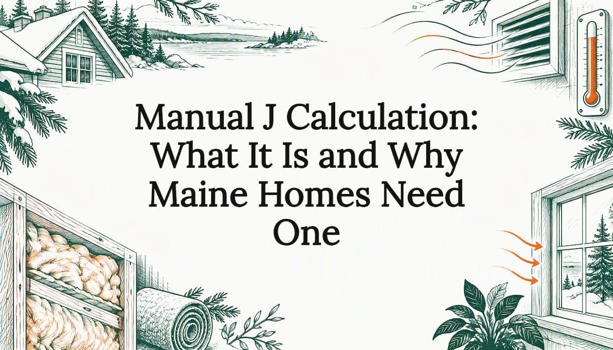 Manual J Calculation: What It Is and Why Maine Homes Need One